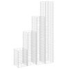 vidaXL Schanskorf plantenbakken 4 st 30x30x50/100/150/200 cm ijzer