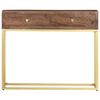 vidaXL Wandtafel 90x30x75 cm massief mangohout