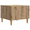 vidaXL Salontafel Artisanaal eiken 49 x 50 x 40 cm Bewerkt hout