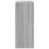 vidaXL Dressoir met LED 77x34x85 cm bewerkt hout grijs sonoma eiken