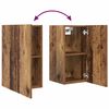 vidaXL Tv-meubelset Wandgemonteerd 4 pcs Oud Hout Bewerkt hout
