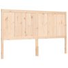 vidaXL Bedframe met hoofdbord massief hout