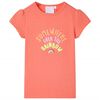 Kindershirt 104 koraalkleurig
