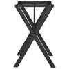 vidaXL Eettafelpoten X-frame 60x50x73 cm staal