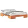 vidaXL Bedframe Bruin 150 x 200 cm