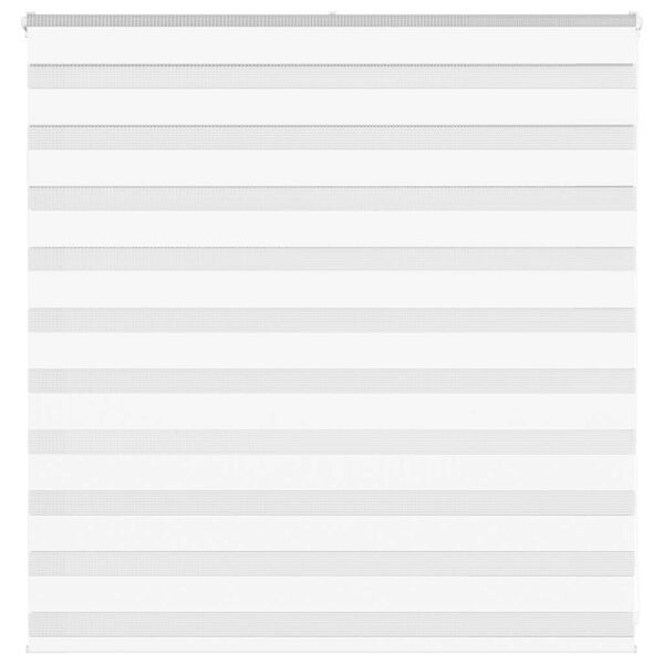 vidaXL Zebra Blind 145x100 cm stofbreedte 140,9 cm polyester wit