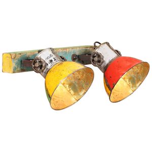 vidaXL Wandlamp industrieel E27 45x25 cm meerkleurig