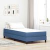 vidaXL Bedmatras met matras Blauw 90 x 190 cm Stof