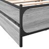 vidaXL Bedframe met lades bewerkt hout grijs sonoma eiken 150x200 cm