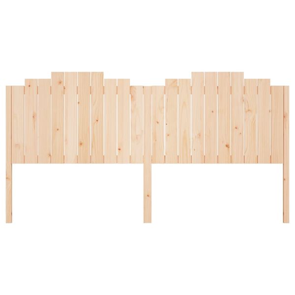 vidaXL Hoofdbord 206x4x110 cm massief grenenhout