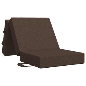 vidaXL Vouwbare Bankbed 75 x 63 x 45 cm Taupe