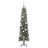 vidaXL Kunstkerstboom met 300 LED Groen 180 cm PVC en Plastic en Staal