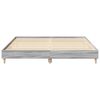 vidaXL Bedframe zonder matras 180x200 cm spaanplaat grijs Sonoma