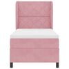 vidaXL Boxspringbed met matras Roze 200 x 90 cm Polyester