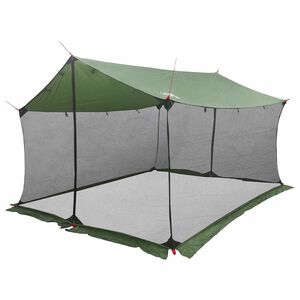 vidaXL Campingzeil met gaaswanden 340 x 260 x 220 cm Groen
