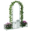 vidaXL Tuin Boog met slot Groen 203 x 50 x 218 cm