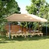 vidaXL Partytent inklapbaar pop-up 580x292x315 cm beige