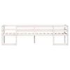 vidaXL Kinderbedframe massief grenenhout wit 80x200 cm