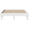 vidaXL Bedframe zonder matras massief grenenhout wit 150x200 cm