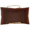 vidaXL Papieren zakken 250 st met hengsels 26x17x25 cm bruin