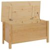 vidaXL Opbergbox Hill Honingbruin 90 x 40 x 45 cm Massief Vurenhout