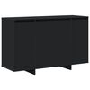 vidaXL Dressoir Zwart 120 x 41 x 75 cm Bewerkt hout