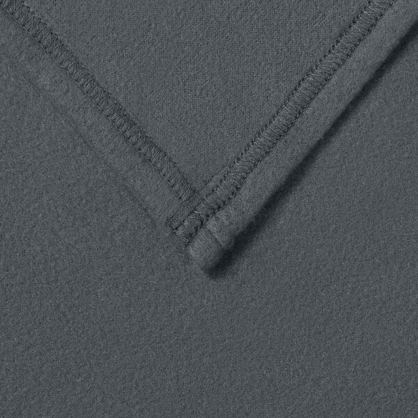 vidaXL Gooi Deken Donkergrijs 210 x 140 cm Fleece