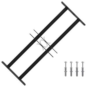 vidaXL Raam Beveiligingsgrill 76 x 30 cm Gegalvaniseerd staal
