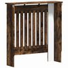 vidaXL Radiatorafdekking Gerookt eiken 78 x 19 x 81,5 cm Bewerkt hout
