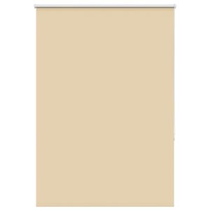 vidaXL Rolgordijn verduisterend 110x130 cm stofbreedte 105,7 cm beige