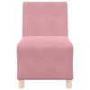 vidaXL Modulaire Bankeenheid Armlos 2 pcs Roze 55 x 74 x 82 cm Fluweel
