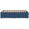 vidaXL Bedframe zonder matras 120x200 cm stof blauw