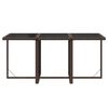 vidaXL 7-delige Tuinset met kussens poly rattan bruin