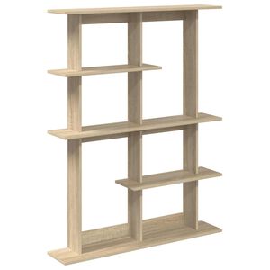 vidaXL Wandplank Sonoma Eiken 102 x 20 x 130 cm Bewerkt hout