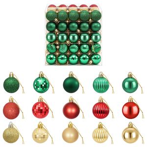 vidaXL Kerstballen set 100 st Rood, goud en groen 4 cm Polystyreen