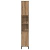 vidaXL Badkamermeubelset met plank 3 pcs Artisan Eiken Bewerkt hout