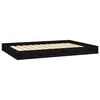 vidaXL Hondenmand 101,5x74x9 cm massief grenenhout zwart