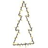 vidaXL Kerstverlichting kerstboom silhouet 80 LEDs warm wit