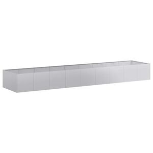 vidaXL Plantenbak 360x80x40 cm gegalvaniseerd staal