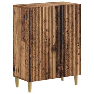vidaXL Badkamer Opbergkast ARNHEM Oud hout 59,5 x 31 x 80 cm