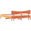 vidaXL Bedframe zonder matras massief grenenhout wasbruin 160x200 cm