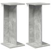 vidaXL Plantenstandaard 2 pcs Beton Grijs 25 x 25,5 x 60,5 cm