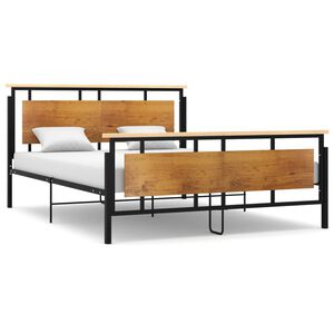 vidaXL Bedframe metaal 160x200 cm
