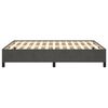 vidaXL Bedframe zonder matras 140x200 cm fluweel donkergrijs