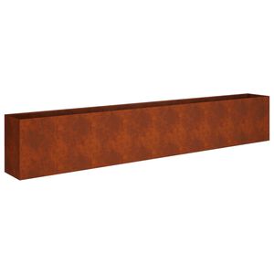 vidaXL Plantenbak Roestkleurig 360 x 40 x 60 cm weervast staal