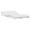 vidaXL Ligbedden 2 st 205x60x31,5 cm massief grenenhout wit