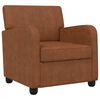 vidaXL Fauteuil Antiek Bruin Kunstleer