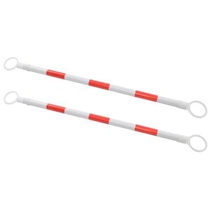 vidaXL Pylonstangen inklapbaar 116-197 cm kunststof 2 st