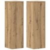 vidaXL Plantenstandaards 2 st 25x25x80 cm hout artisanaal eikenkleurig