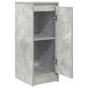 vidaXL Dressoir 29,5x34x76 cm bewerkt hout betongrijs